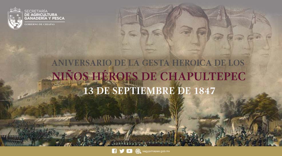 El 13 de septiembre de 1847, los Niños Héroes nos 